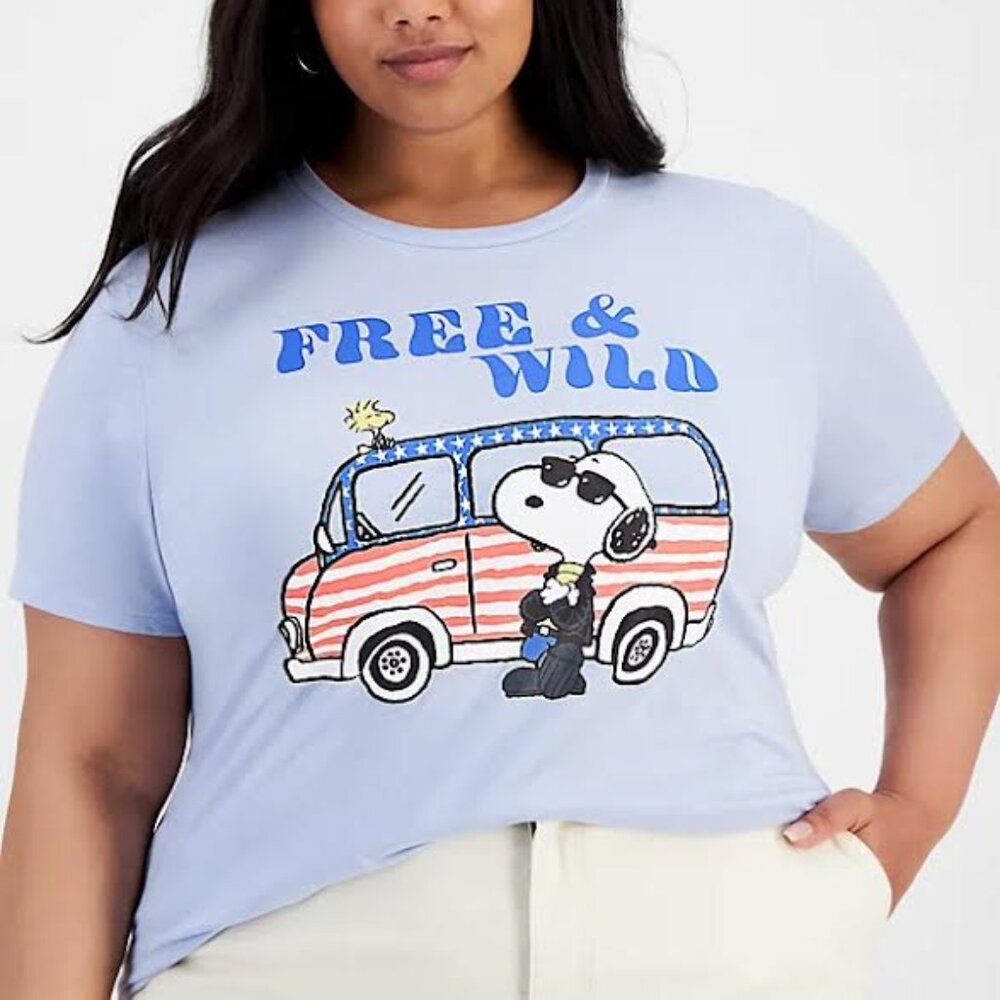 Love Tribe Snoopy Free & Wild Graphic Tee - Picture 4 of 4